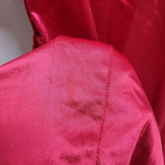 VINTAGE 90s wizard robe Halloween costume magenta moon and star OS - Picture 9 of 10